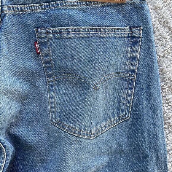 Levi’s Men’s 501 ‘93 Straight Fit Jeans Stretch Size 36X36 Medium Blue 798300167 - Picture 11 of 11